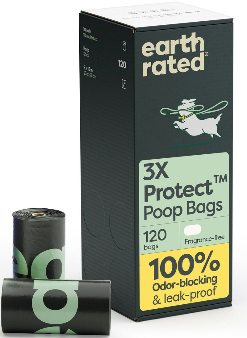 Odor-Blocking Dog Poop Bags Refill Rolls With 3X Protect Technology L8